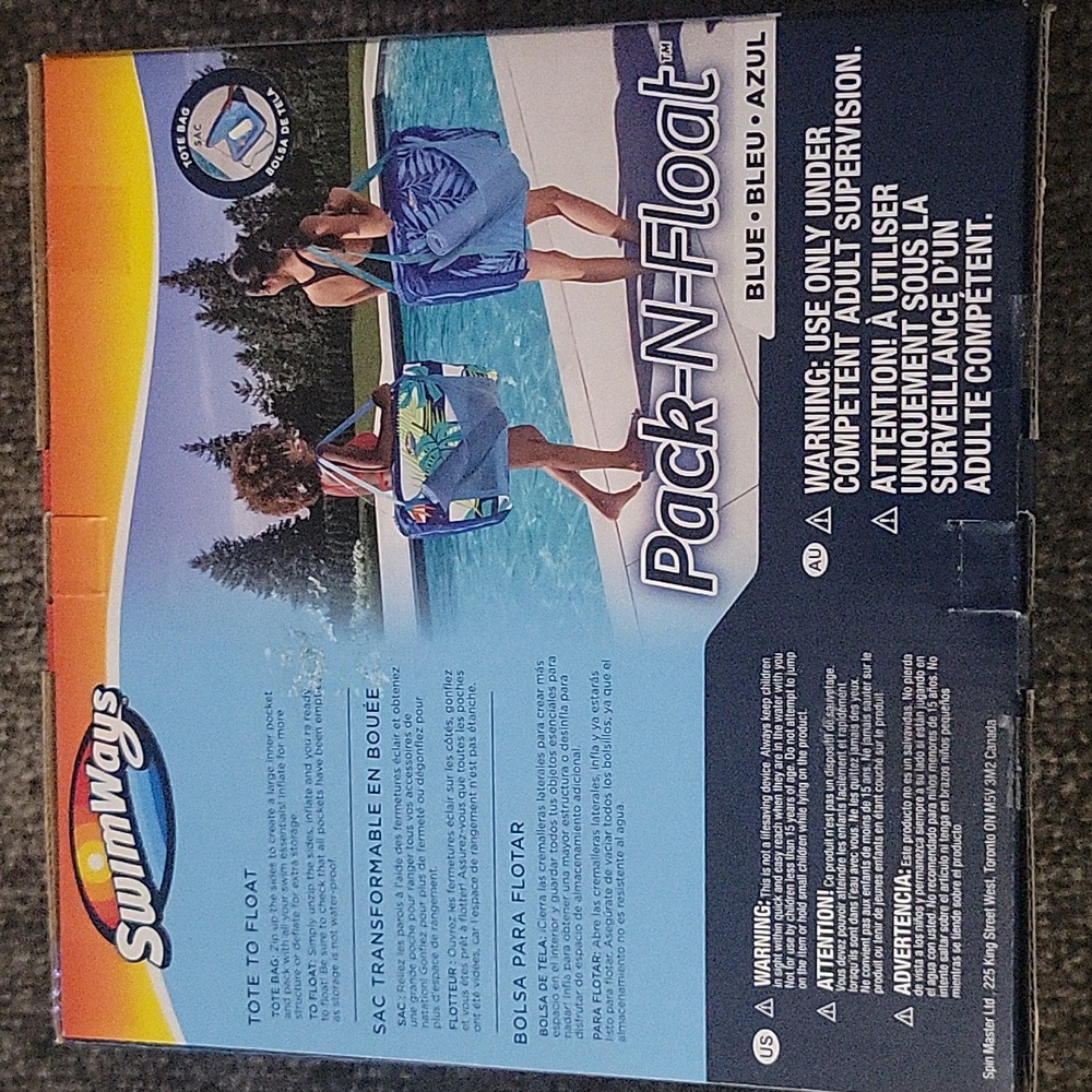 Swimways pack-n-float, blue - Picture 5 of 8